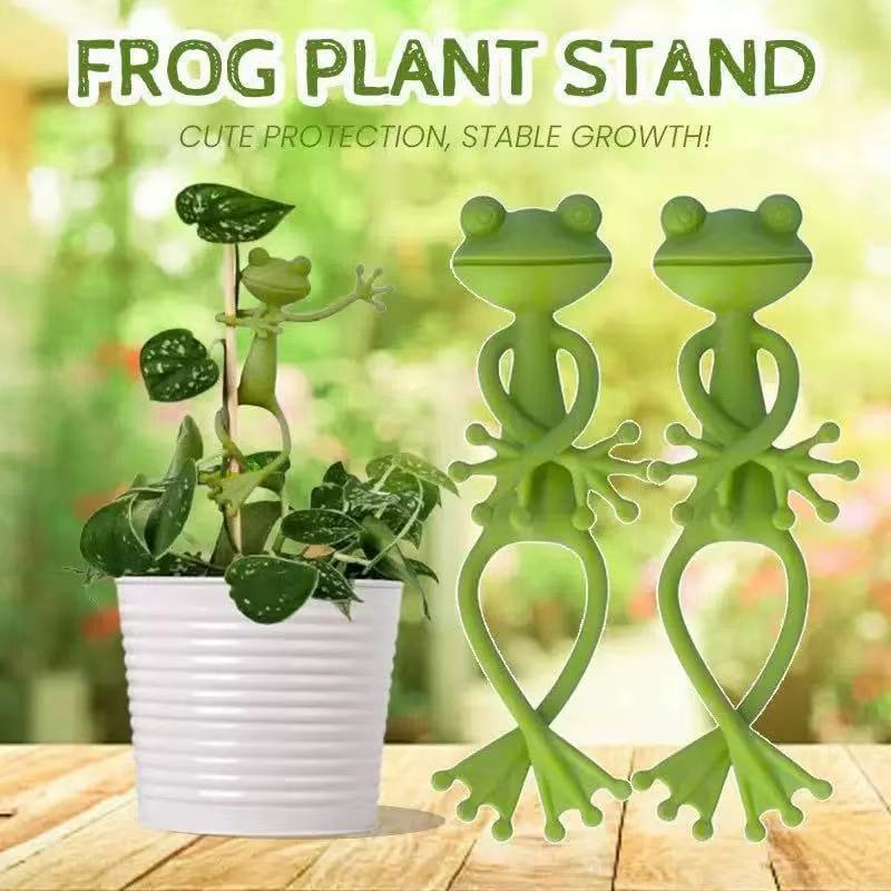 # Frog-Shaped Plant Support