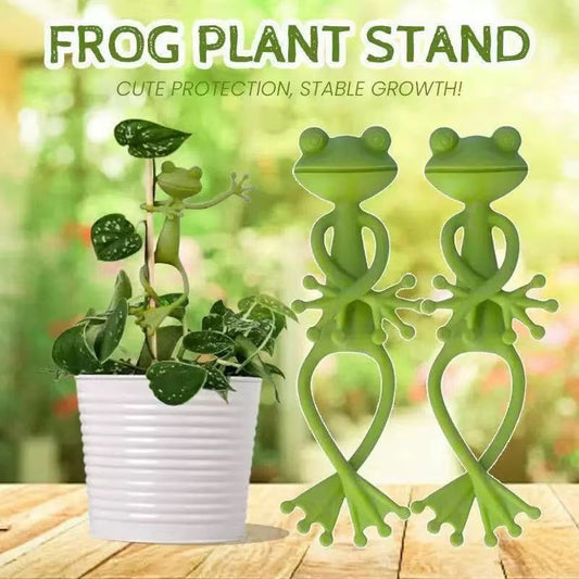 # Frog-Shaped Plant Support