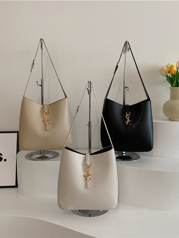 # Trendy Large-Capacity Bucket Bag (Shoulder/Crossbody)