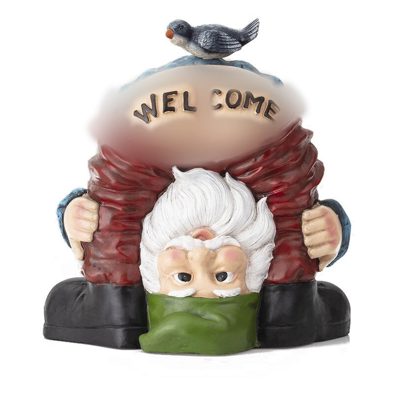 # Upside-down Dwarf Resin Decorative Ornament