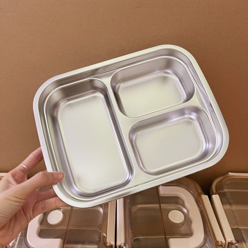 304 Stainless Steel Compartment Insulated Lunch Box
