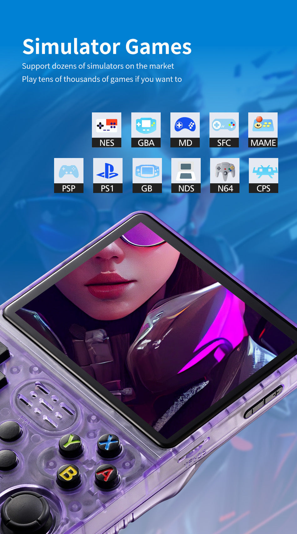 # R36S Handheld Game Console