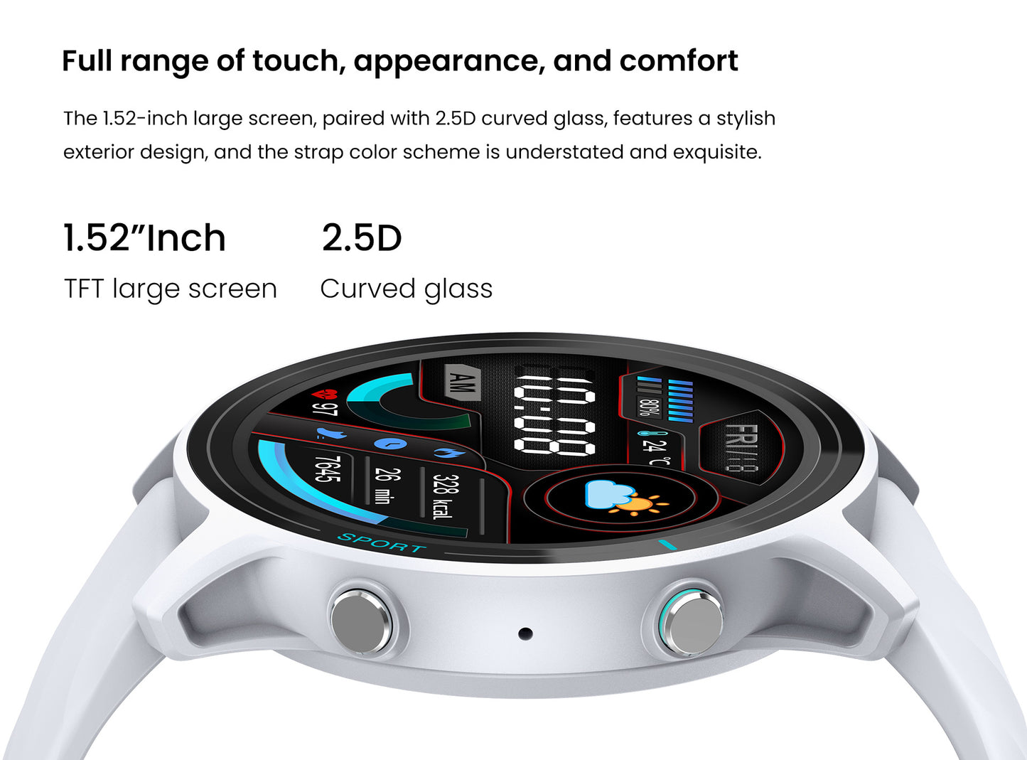 Smart watch 1.52-inch large screen