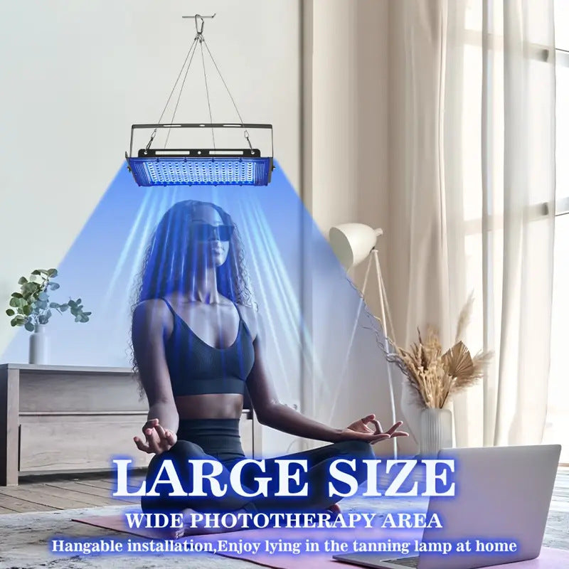 # 144-LED Full Blue Light Tanning Lamp