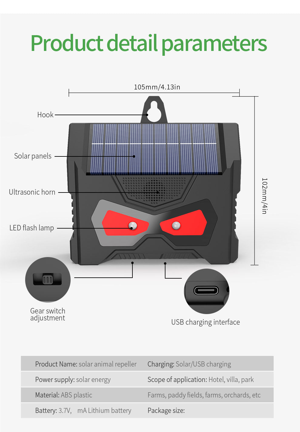 Ultrasonic Animal Repeller