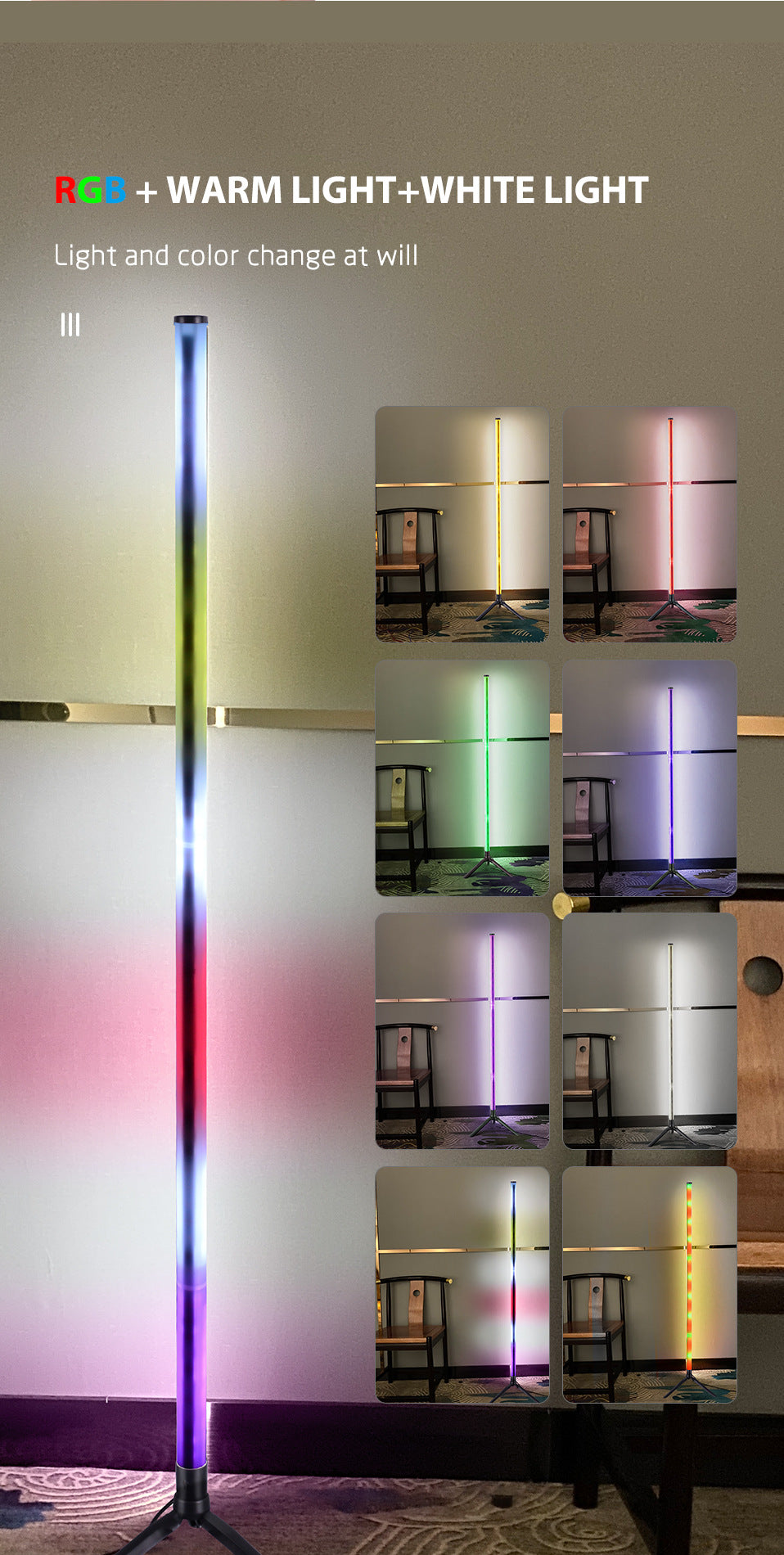 # Remote Control RGB Corner Ambient Light