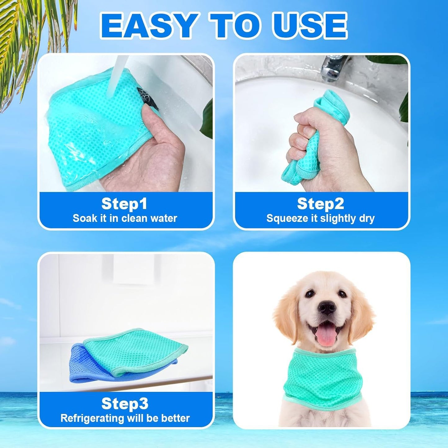 # Summer Pet Cooling Scarf