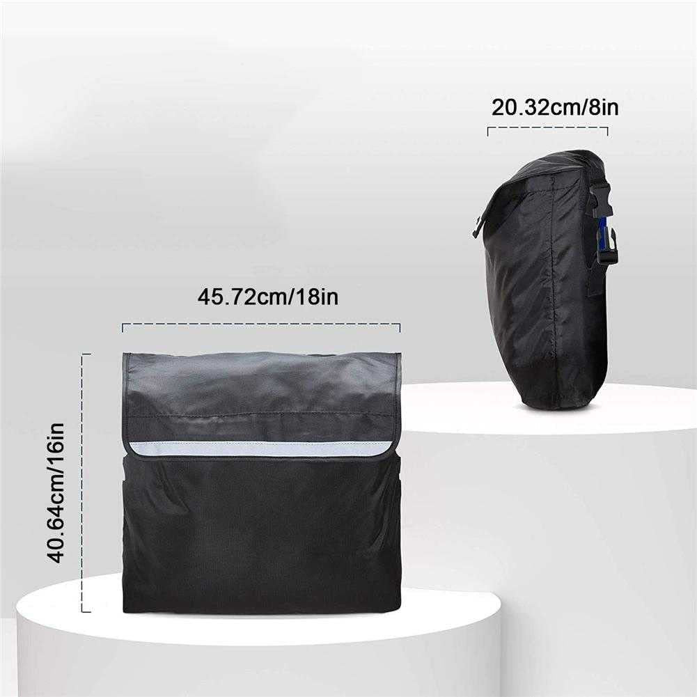 Outdoor Wheelchair Rear Storage Bag