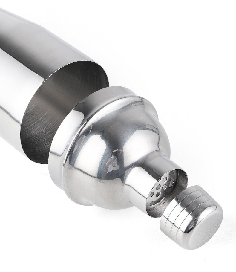 Stainless Steel Bamboo Shaker Set | 4-Piece Set