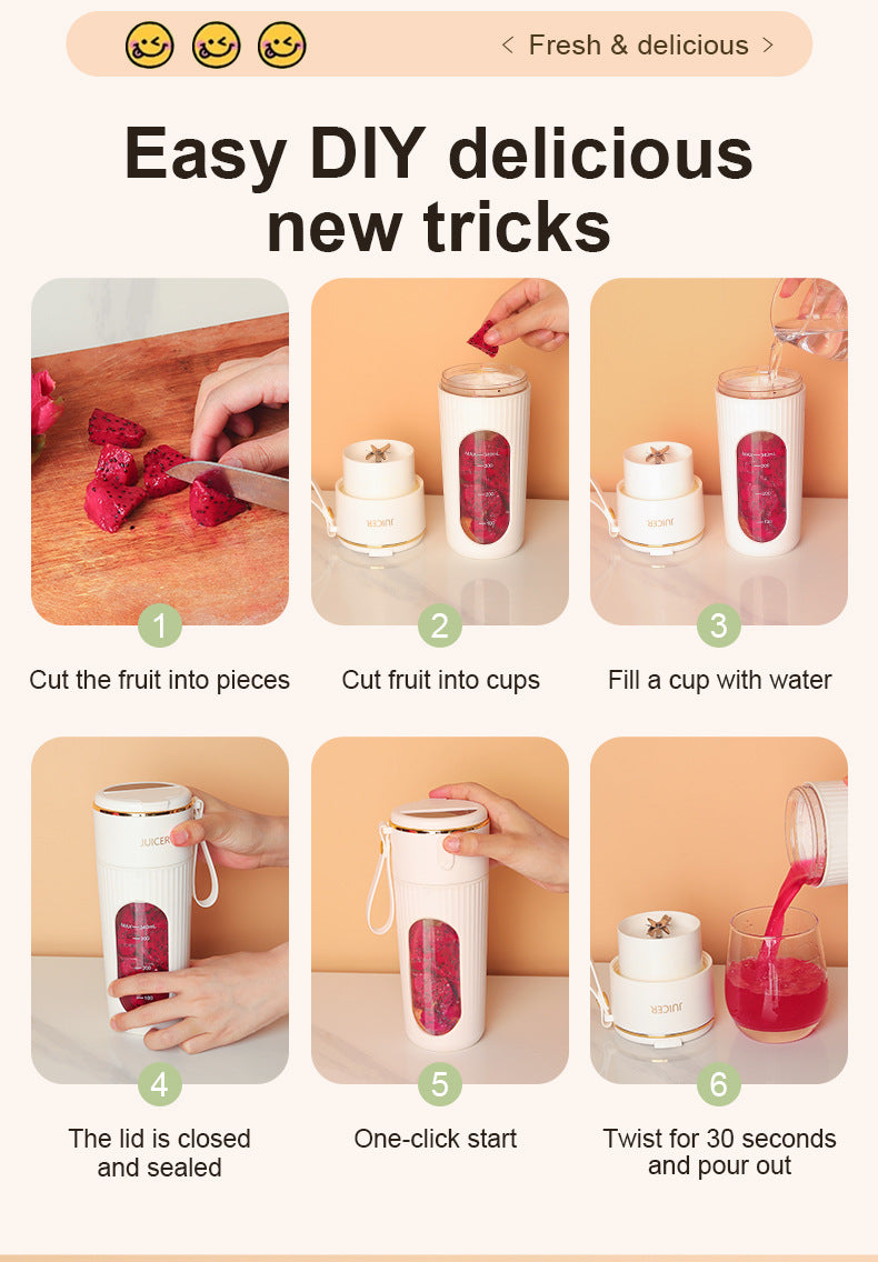 Mini 14-blade cutter head | Juicing cup for home use