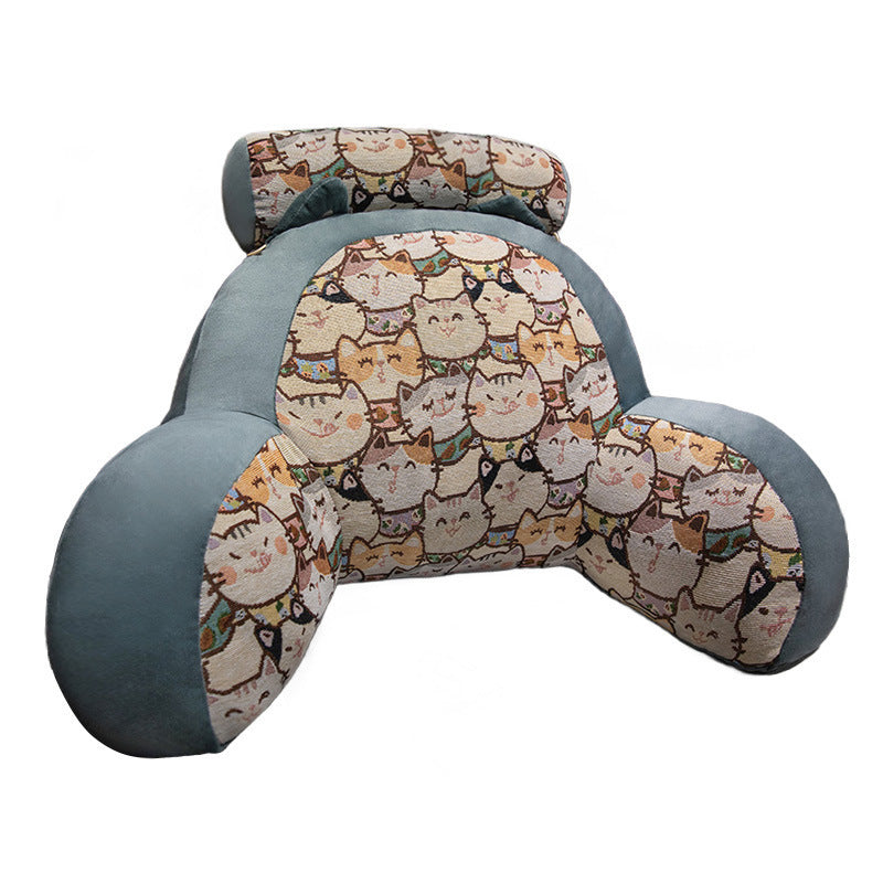 Soft Backrest Cushion with Lumbar Support