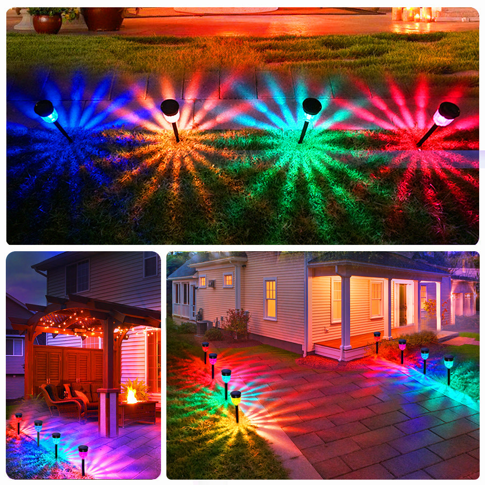 # Solar-Powered Ground-Plug Lawn Landscape Light