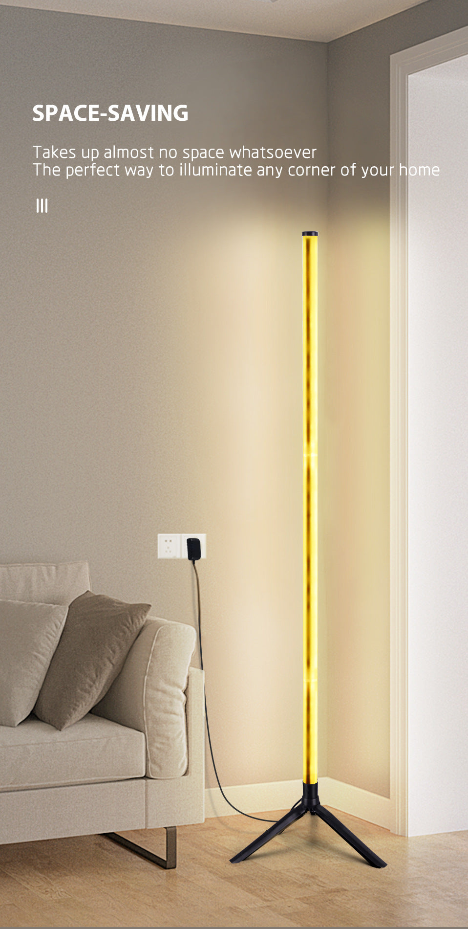 # Remote Control RGB Corner Ambient Light