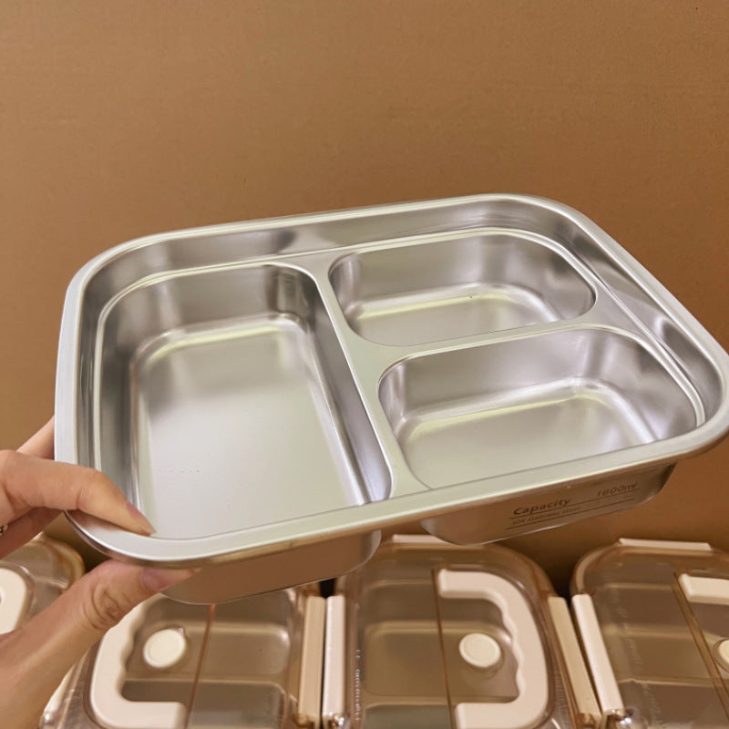 304 Stainless Steel Compartment Insulated Lunch Box
