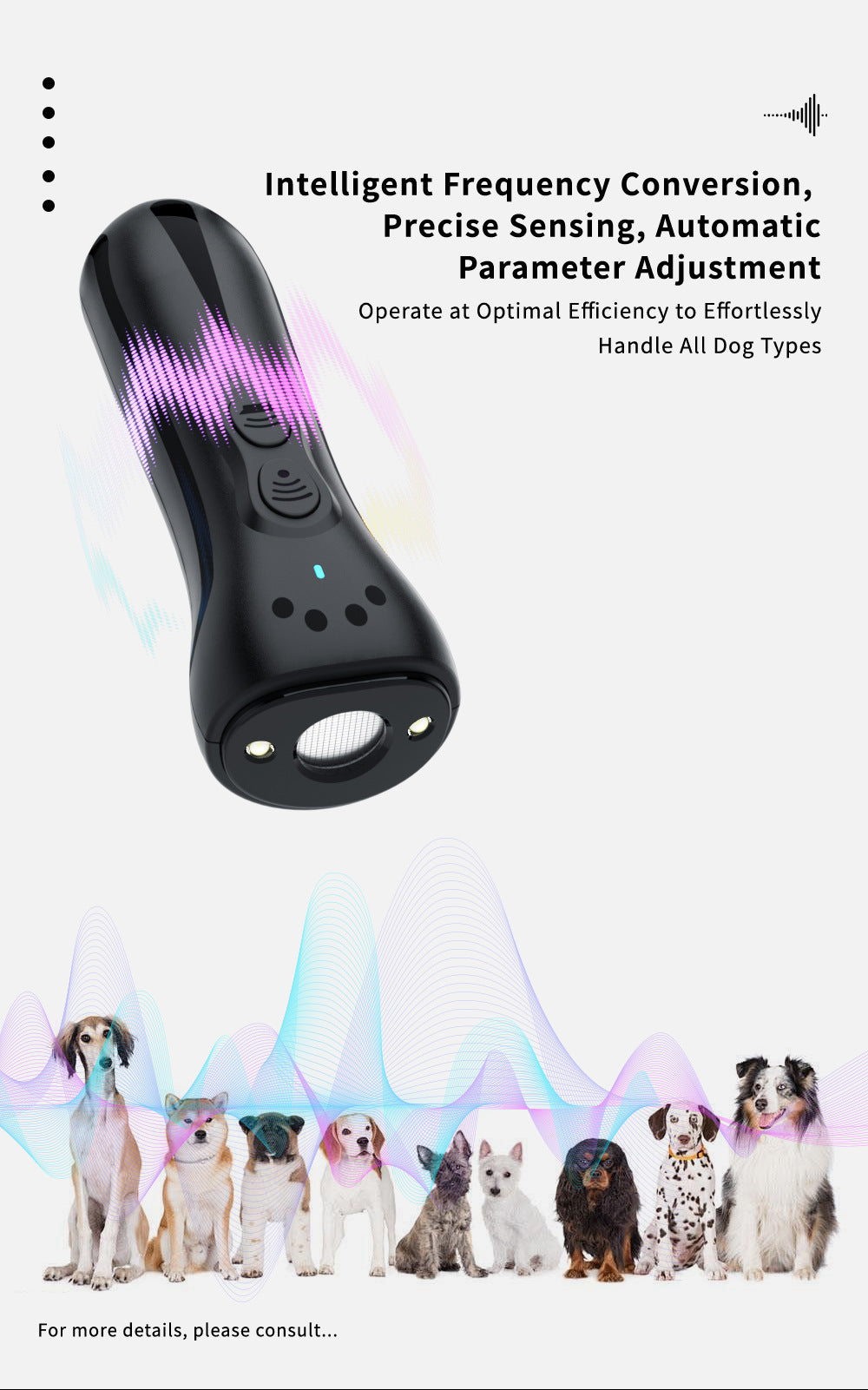 Ultrasonic Automatic Anti-Barking Device