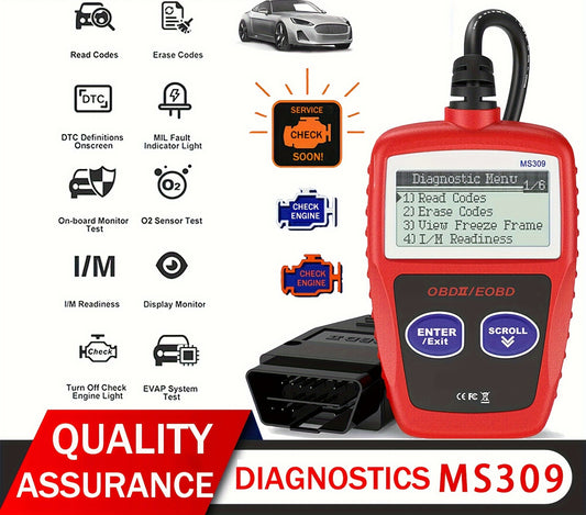 # MS309 Portable OBD2 Car Diagnostic Tool