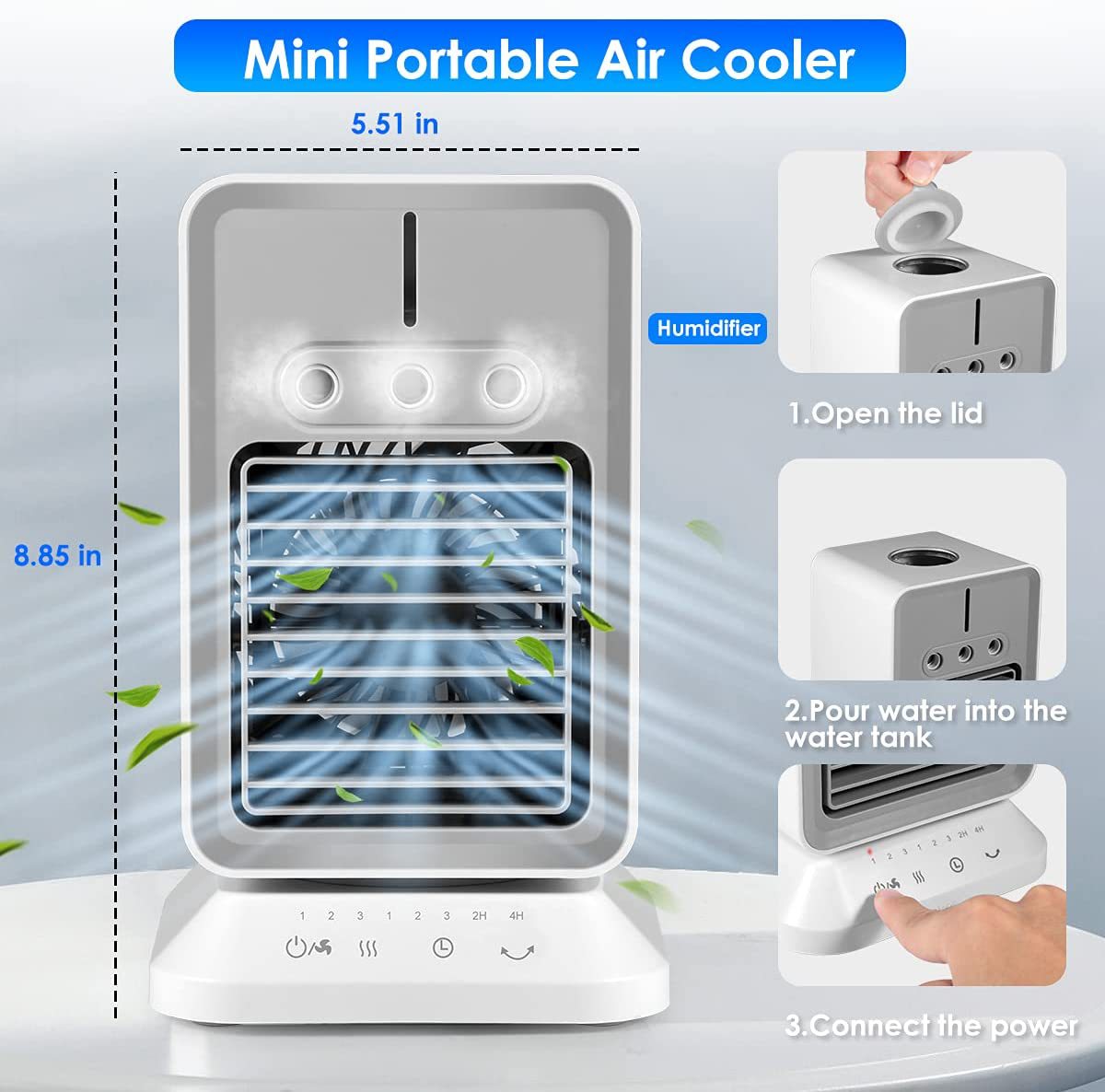 Mini Humidifier Sprayer with USB Cooler