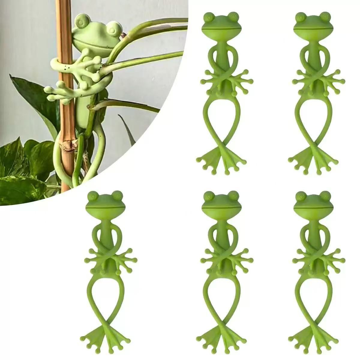 # Frog-Shaped Plant Support