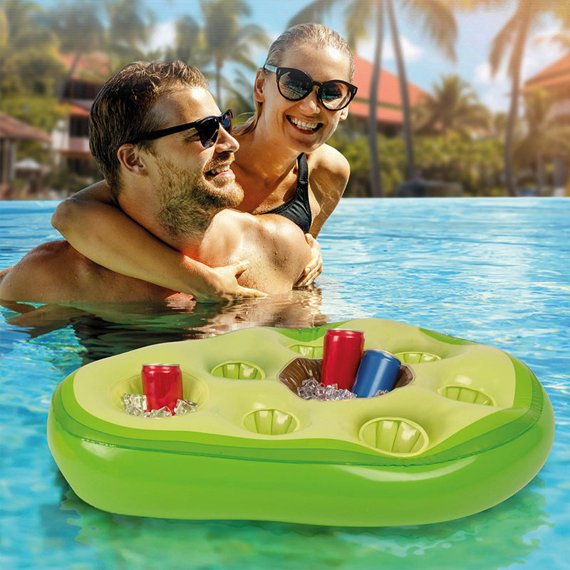 # Inflatable Water Floating Ice Bucket with Plant Shapes