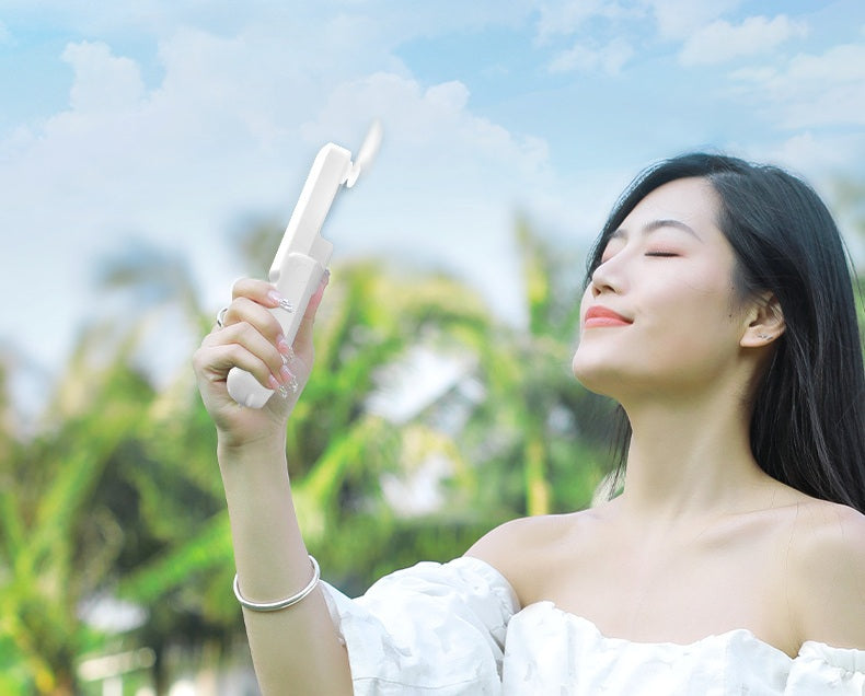 # 2-in-1 Folding Handheld Fan