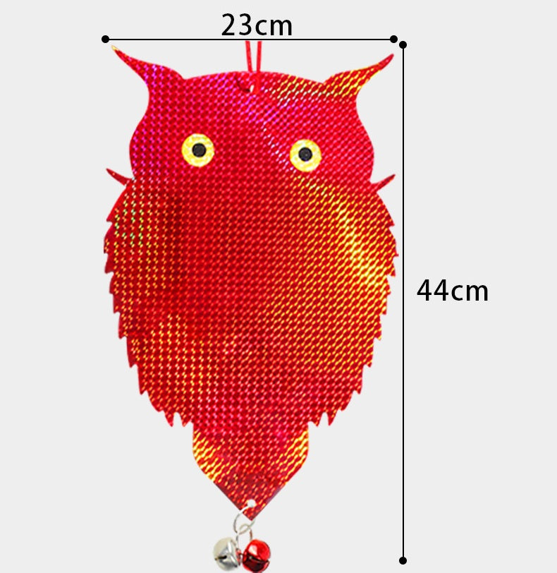 # Double-Sided Laser Reflective Bird-Repelling Owl