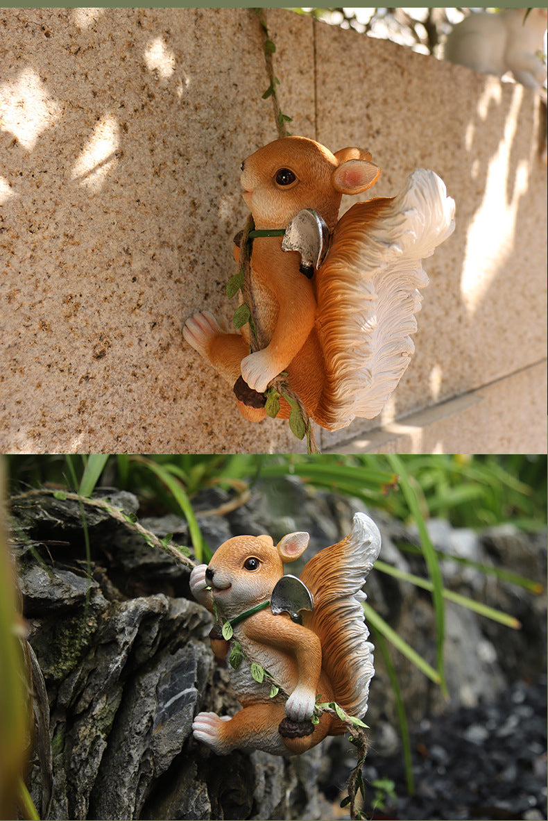 **Simulated Resin Animal Garden Hanging Ornaments**