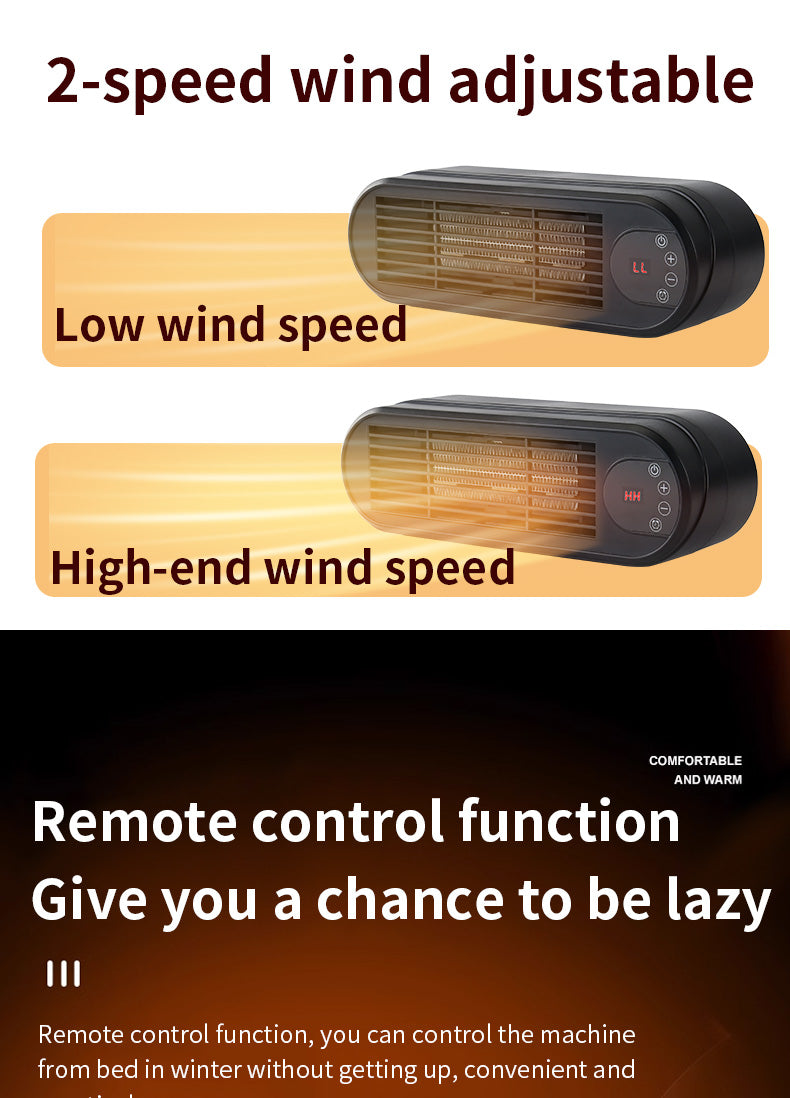 Desktop Heater | Small Home Heater -（UK plug）