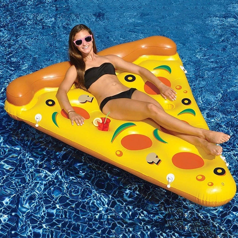Pizza-Shaped Inflatable Water Floating Chair