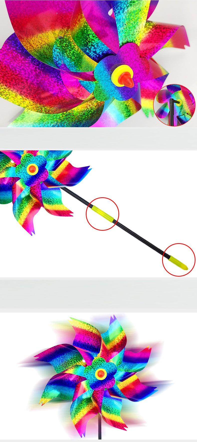 # Laser Bird Repellent Windmill