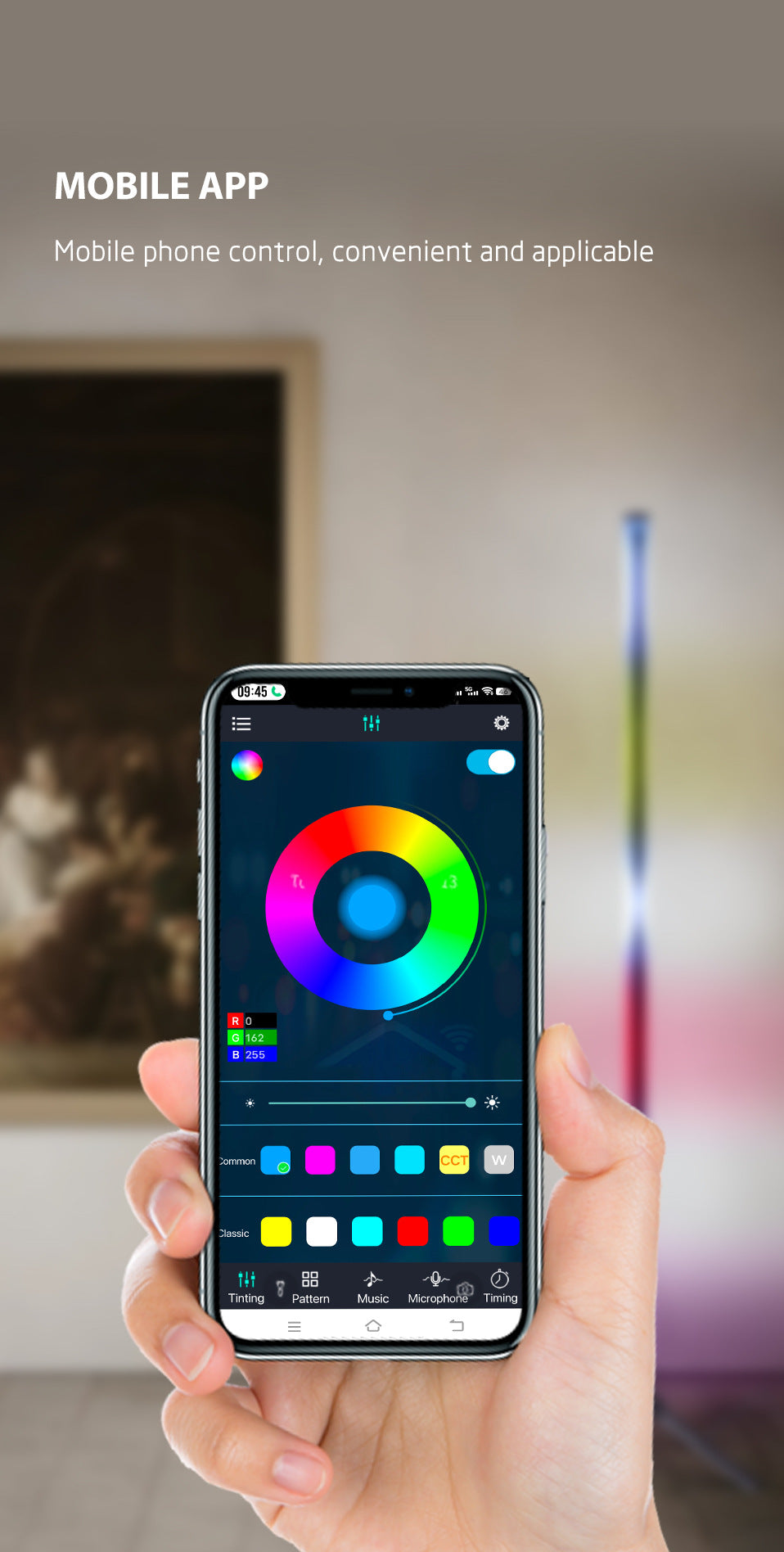 # Remote Control RGB Corner Ambient Light