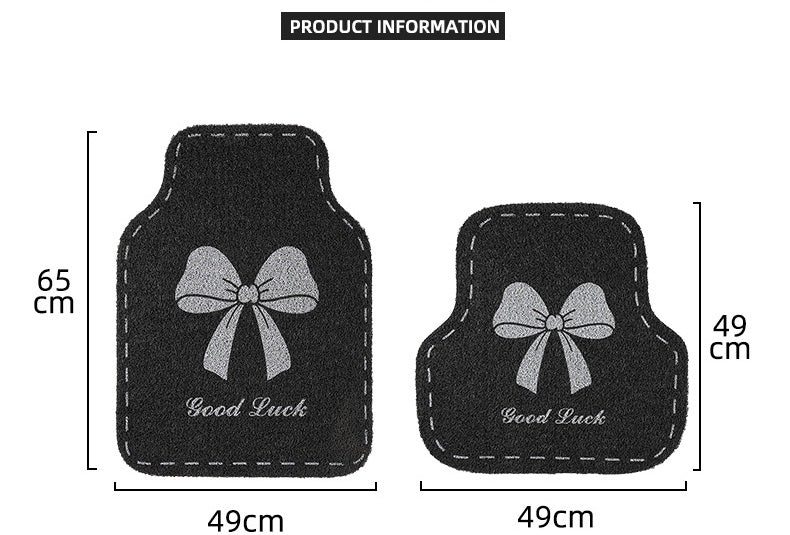 **Cute Universal Car Floor Mats for Women**