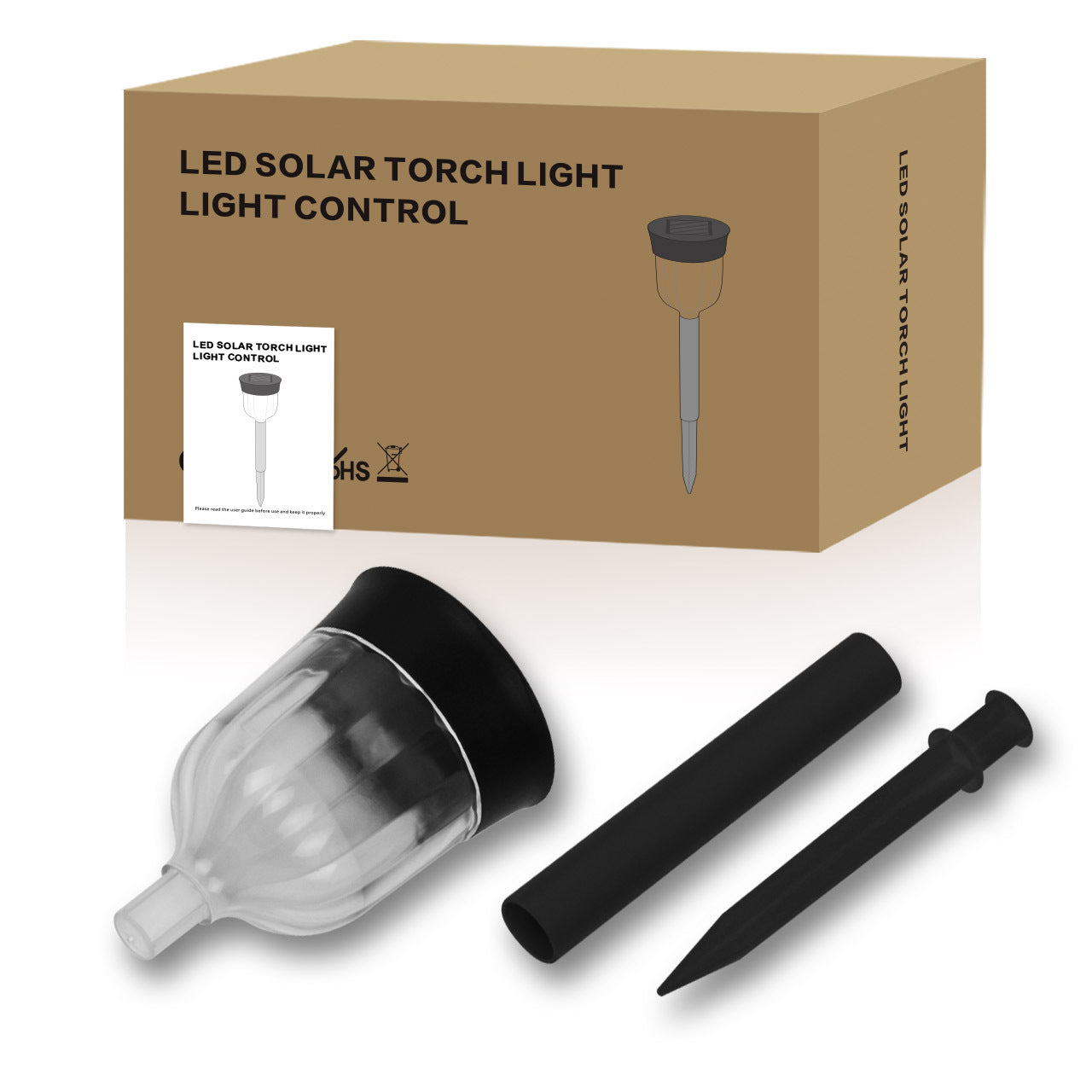 # Solar-Powered Ground-Plug Lawn Landscape Light