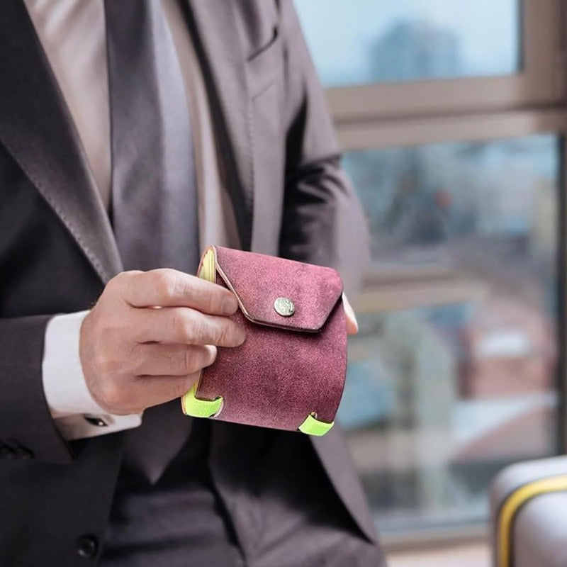 # Leather Folding Cash Wallet
