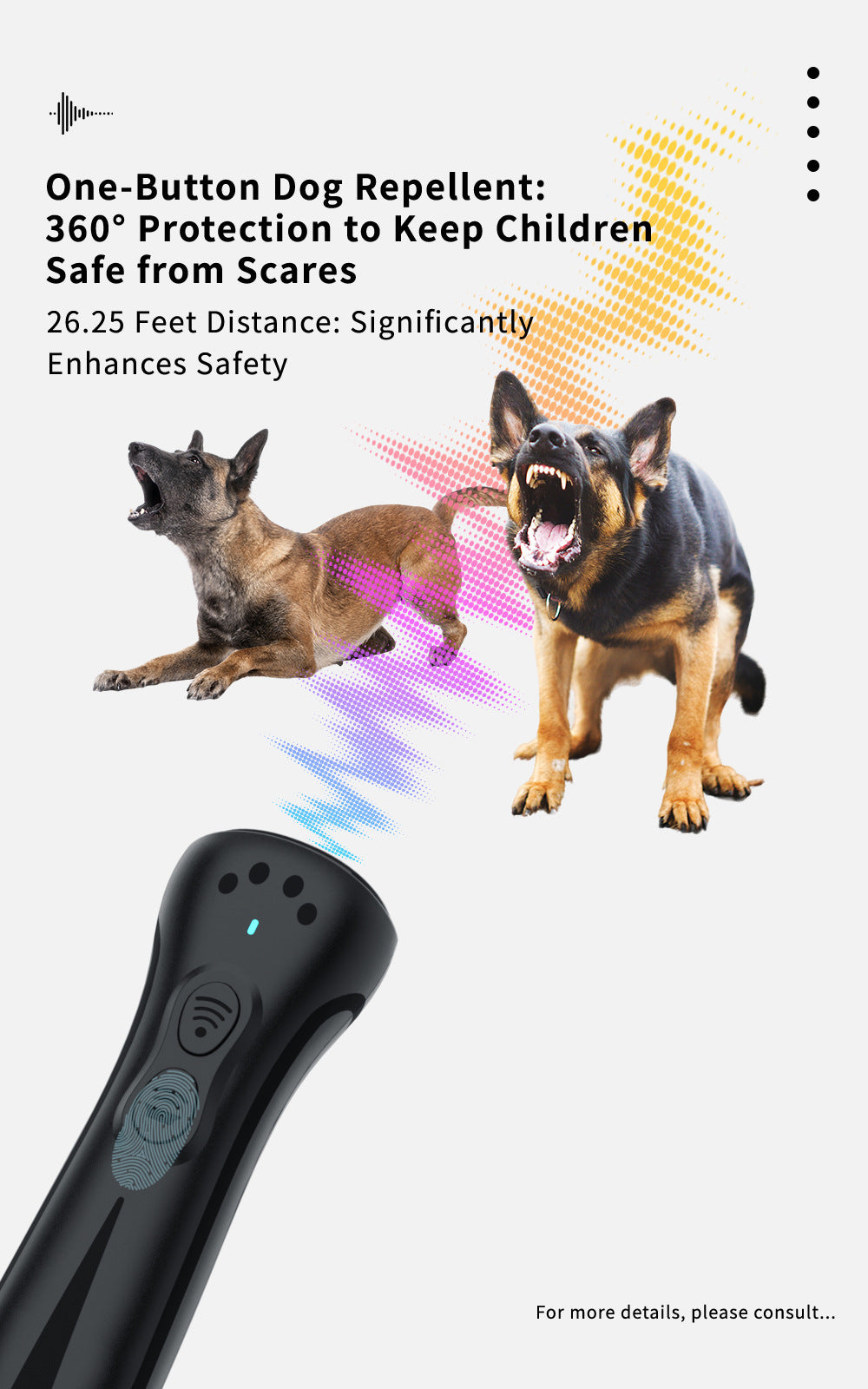 Ultrasonic Automatic Anti-Barking Device