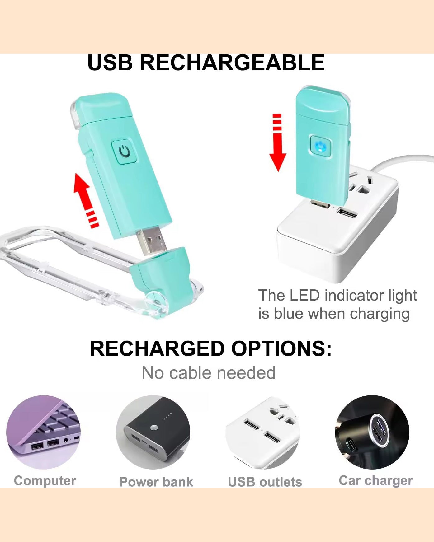 # USB Rechargeable Clip-on Reading Lamp