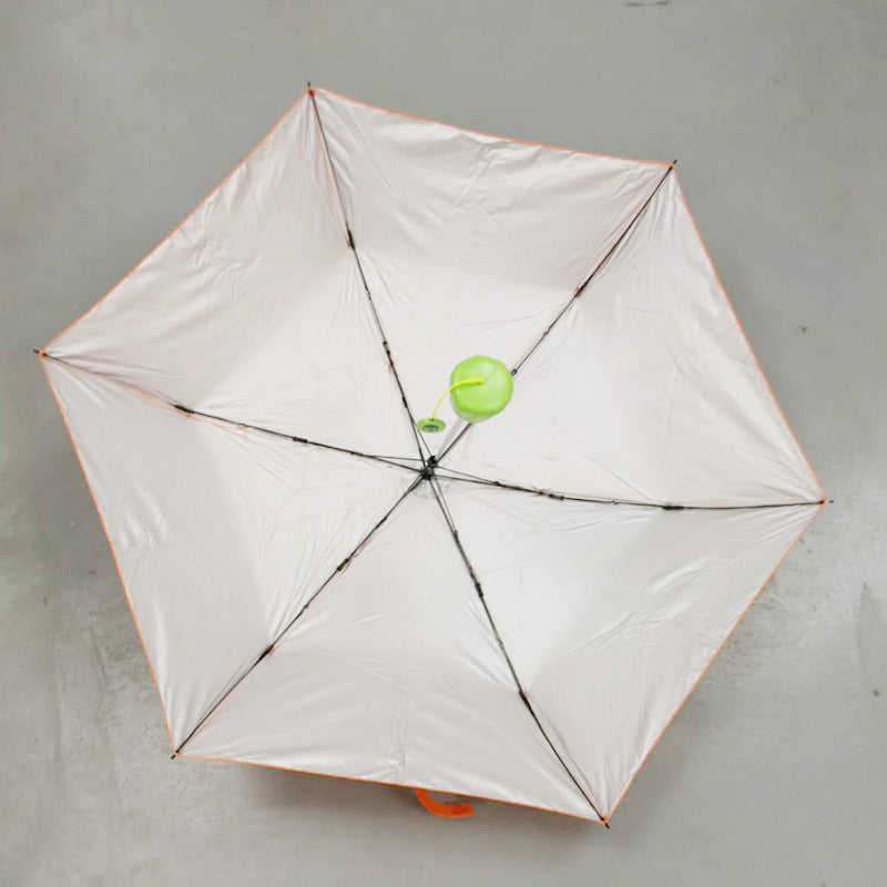 **Creative Cartoon Sunny Umbrella Carrot Folding Umbrella**