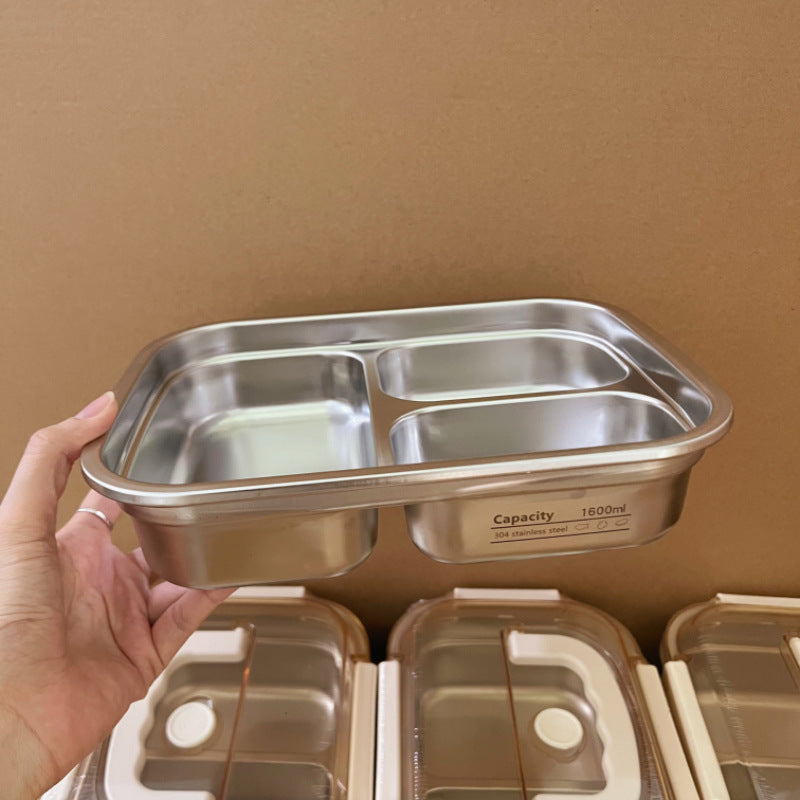304 Stainless Steel Compartment Insulated Lunch Box