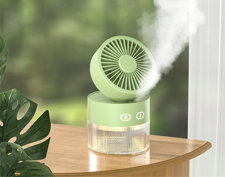 # Foldable Humidifying Spray Desktop Fan