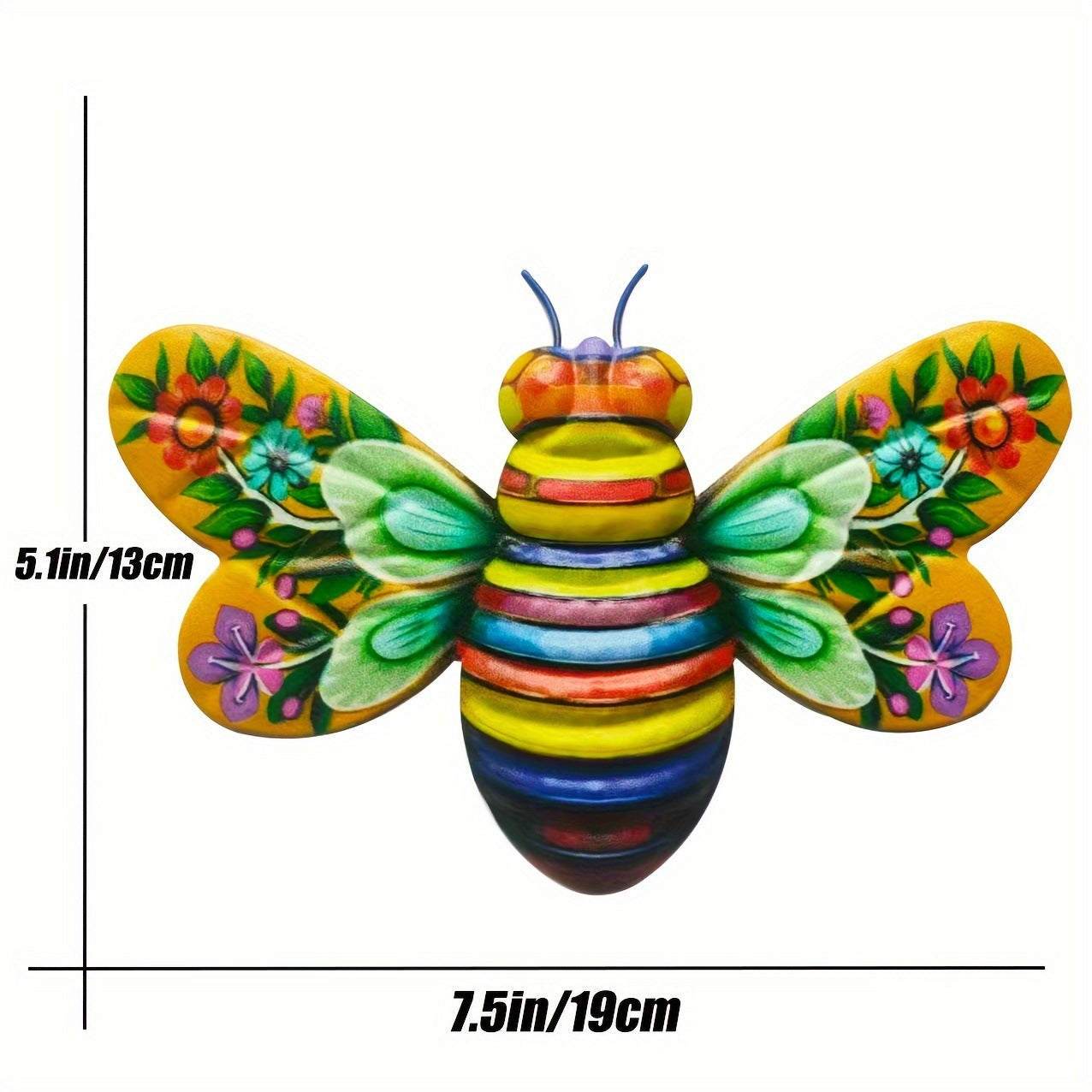 # Wrought Iron Bee Window and Patio Decorative Hanging Piece