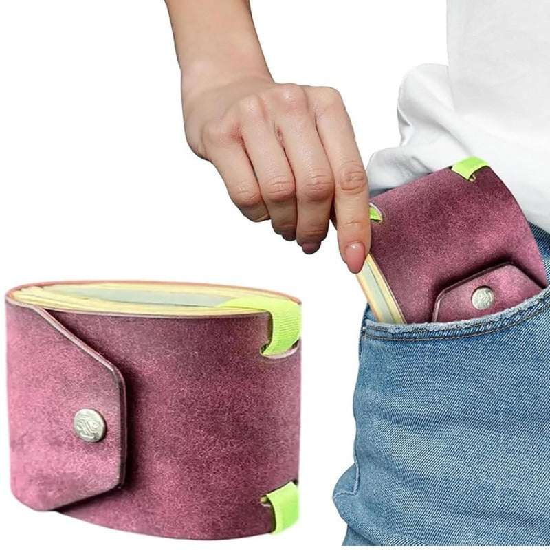 # Leather Folding Cash Wallet