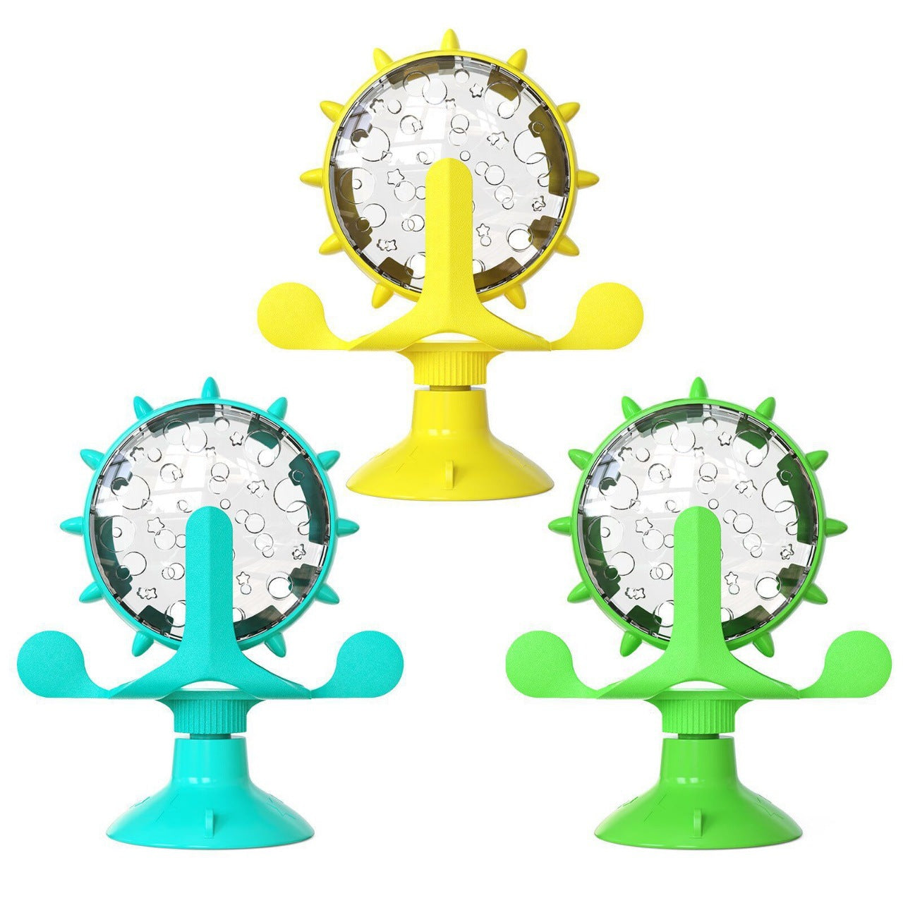 # Pet Windmill Wheel Food Dispenser for Suspicion
