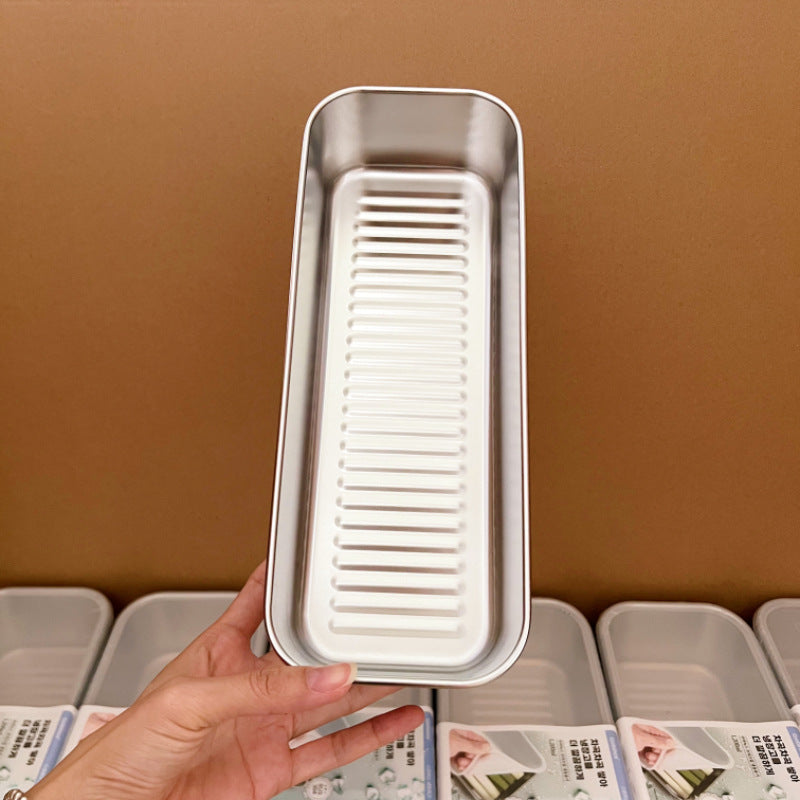 [Pack of 4]**304 Stainless Steel Storage Box**