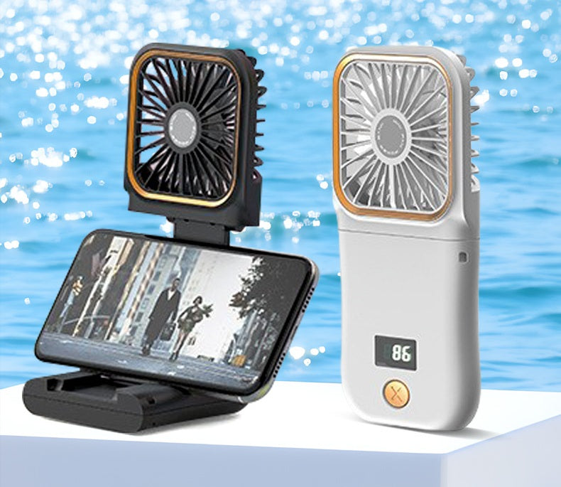 # Foldable Digital Display Handheld Fan