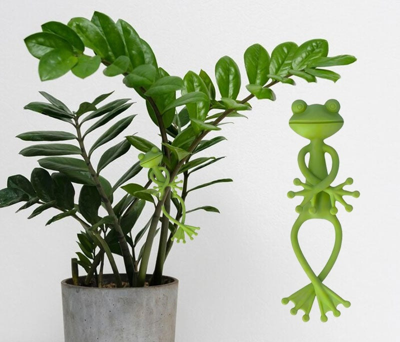 # Frog-Shaped Plant Support