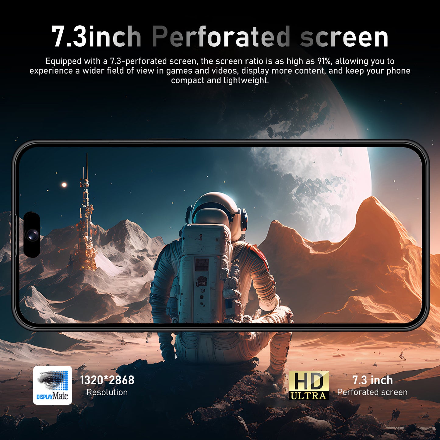**I17 Pro Max 7.3-inch Dynamic Island 16+1TB Smart Android Phone**