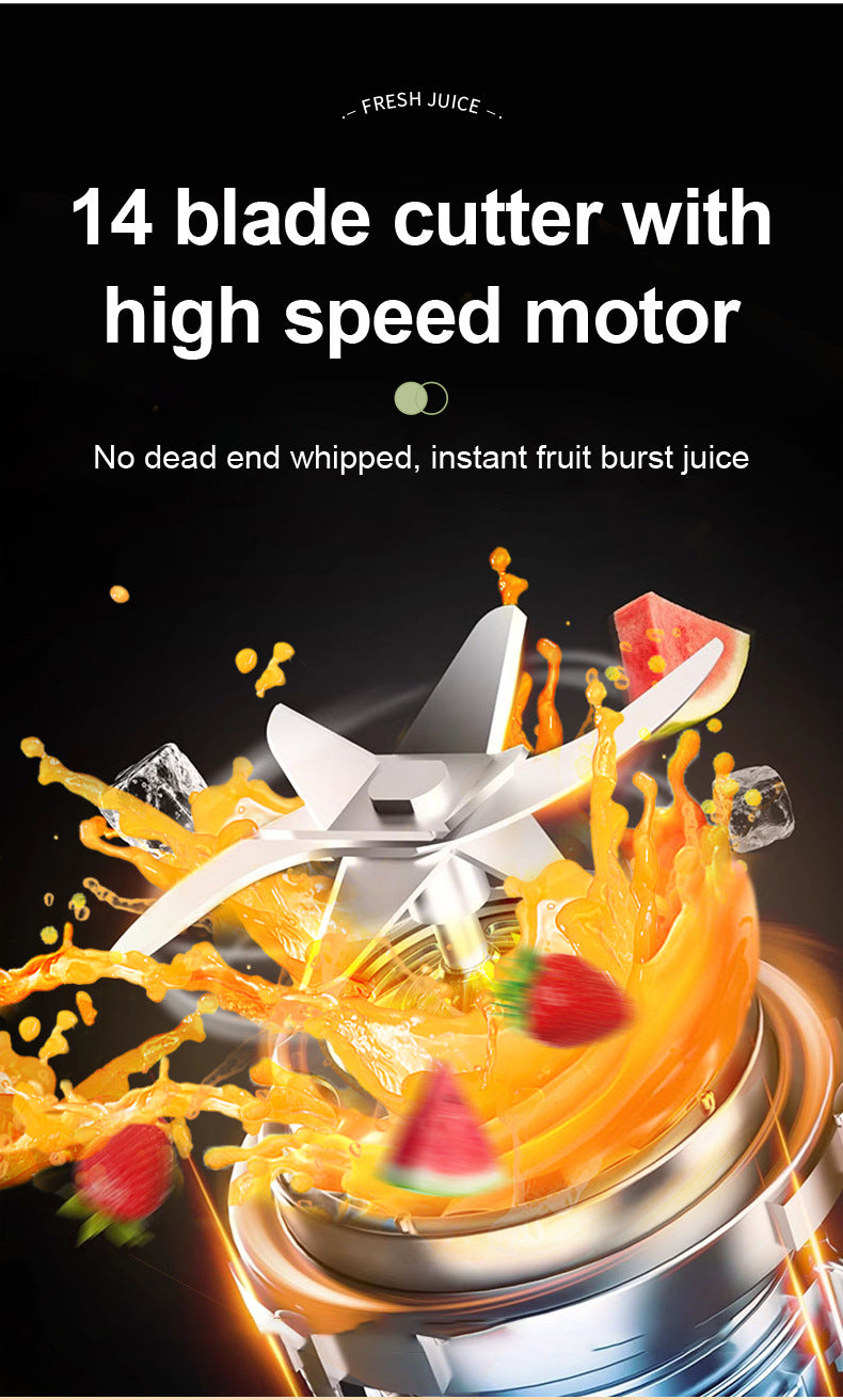 Mini 14-blade cutter head | Juicing cup for home use