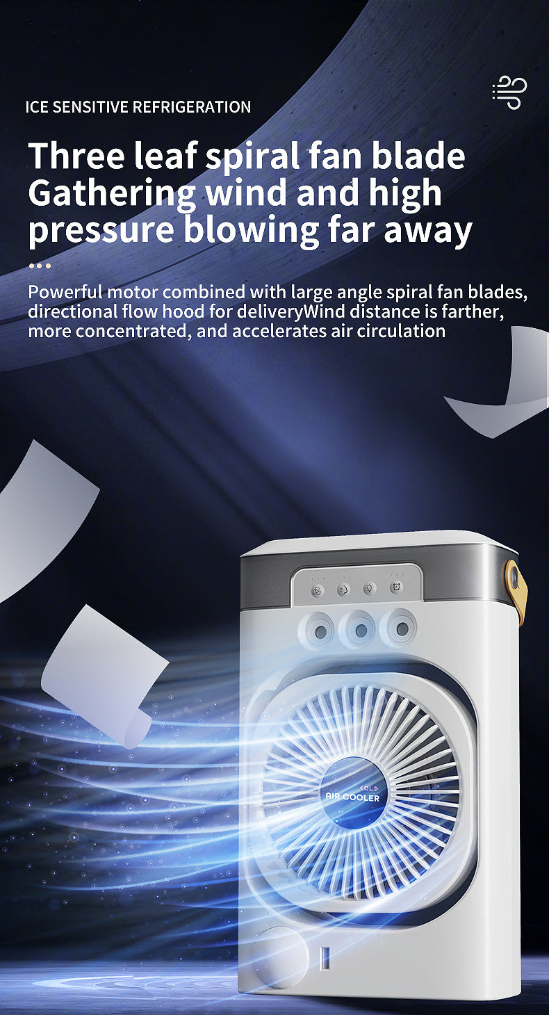 # Three-Hole Spray Desktop Air Cooler