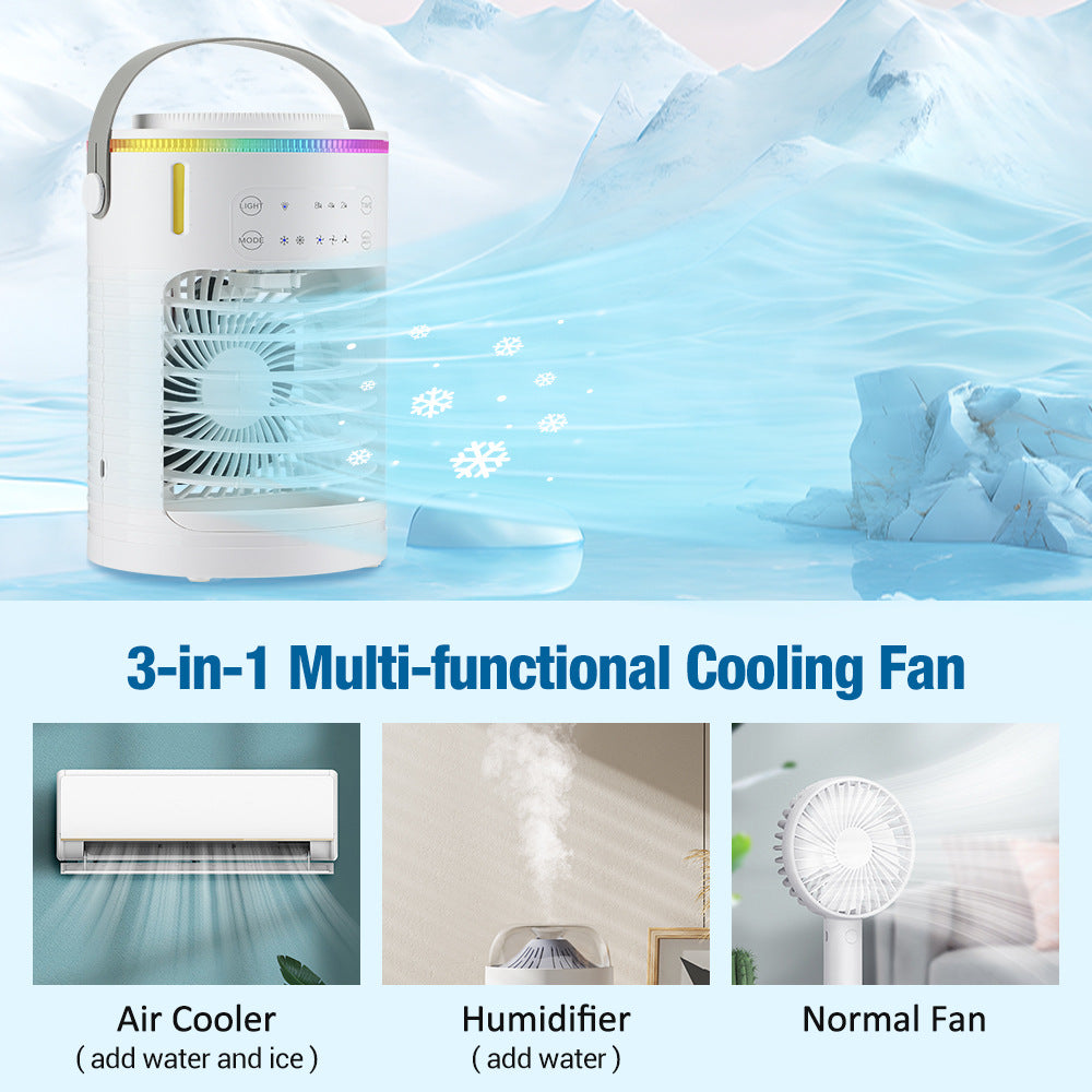 # Water-Cooled Spray Desktop Air Cooler