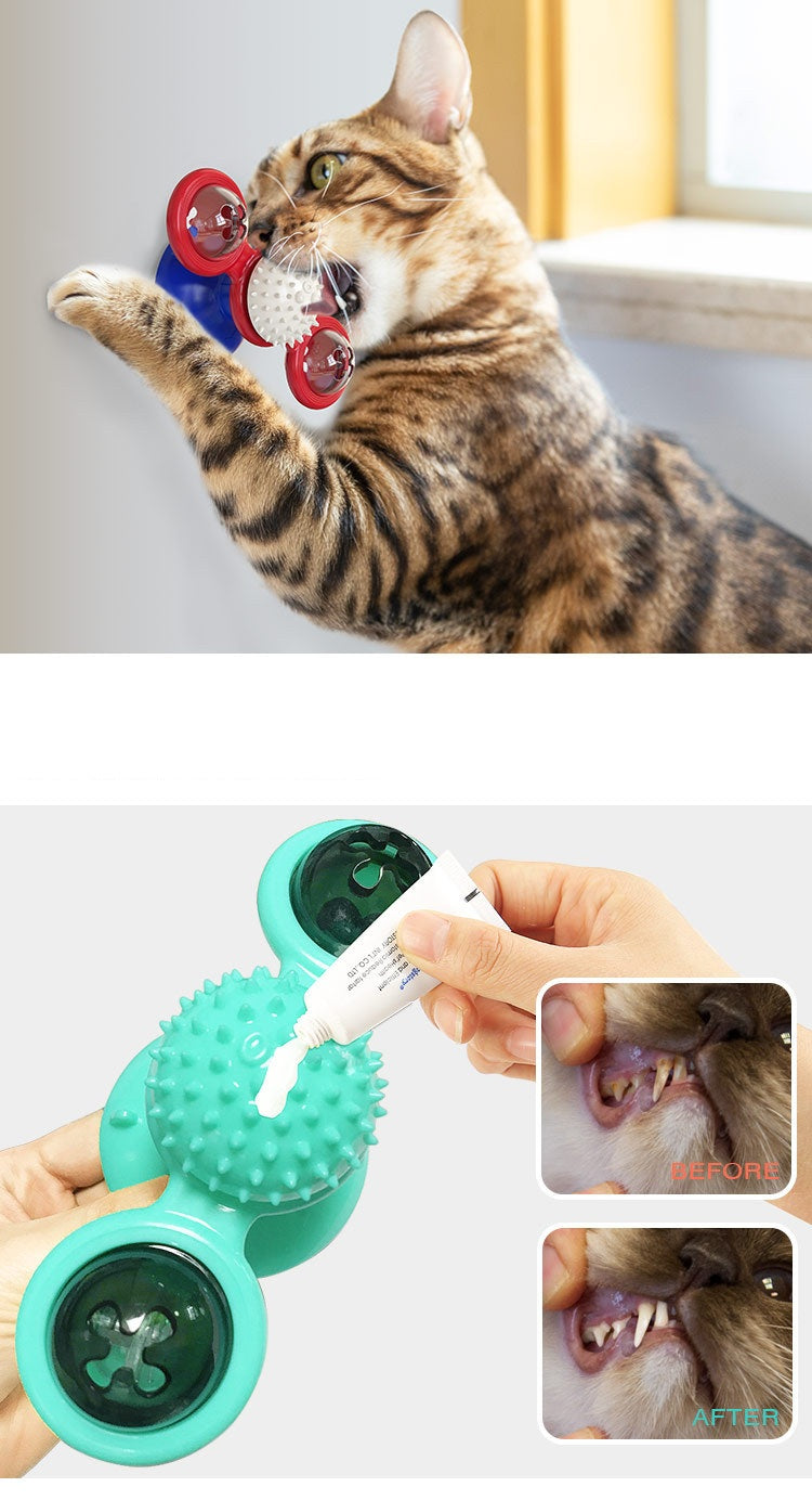 # Rotating Glowing Cat Carousel Interactive Toy