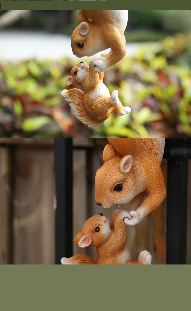 **Simulated Resin Animal Garden Hanging Ornaments**